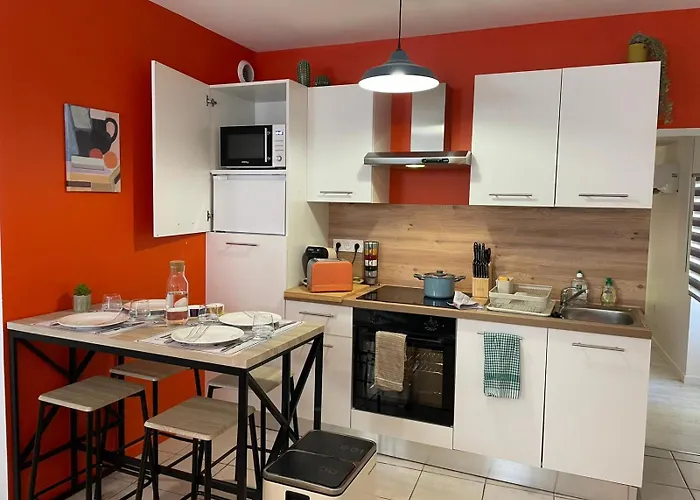 Apartamento Nouveau! Climatisé à 100m Du Marché- Tendance 70's *